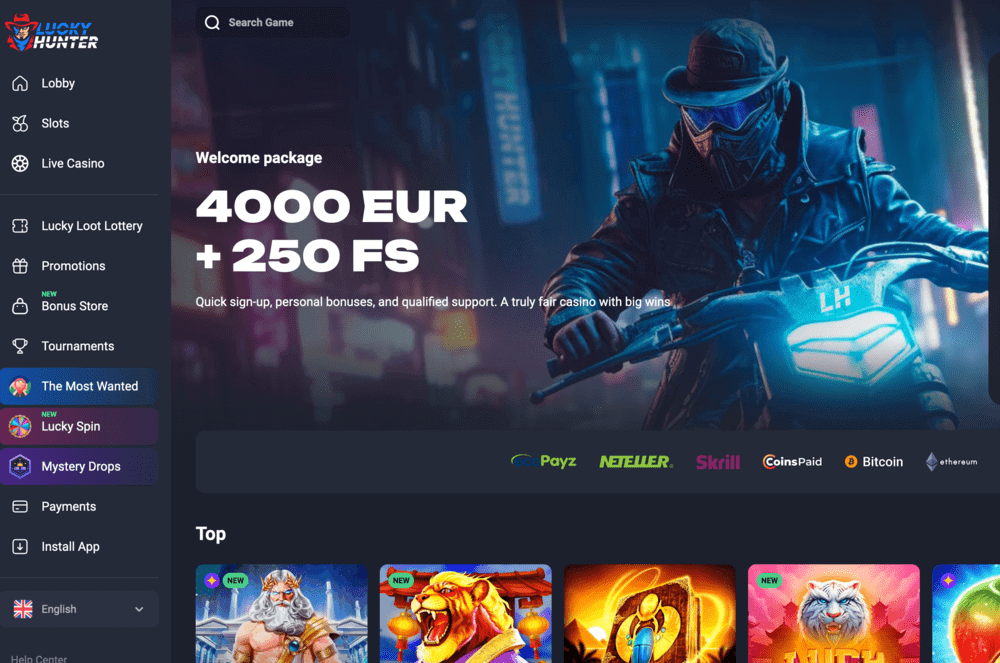 images Lucky Hunter Casino